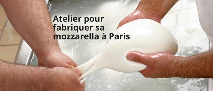 Atelier pour fabriquer sa mozzarella à Paris