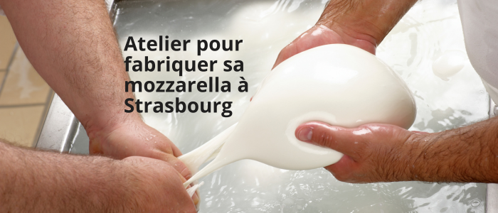 Atelier pour fabriquer sa mozzarella à Strasbourg